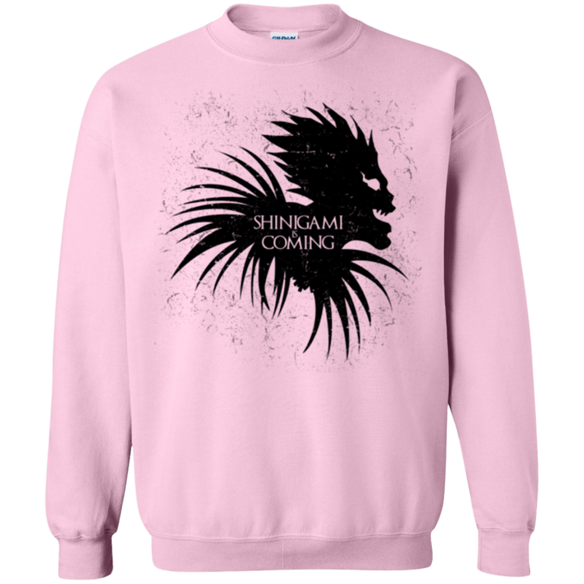 Sweatshirts Light Pink / Small Shinigami Is Coming Crewneck Sweatshirt