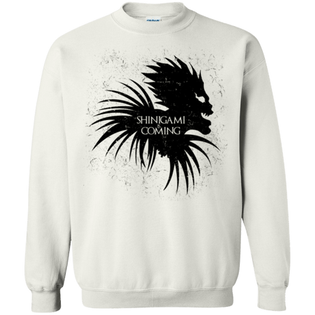 Sweatshirts White / Small Shinigami Is Coming Crewneck Sweatshirt