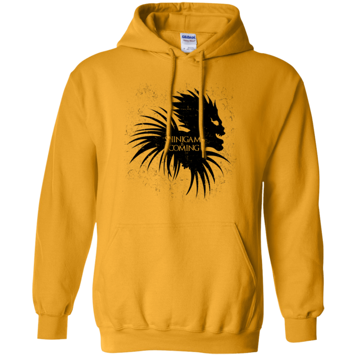 Sweatshirts Gold / Small Shinigami Is Coming Pullover Hoodie