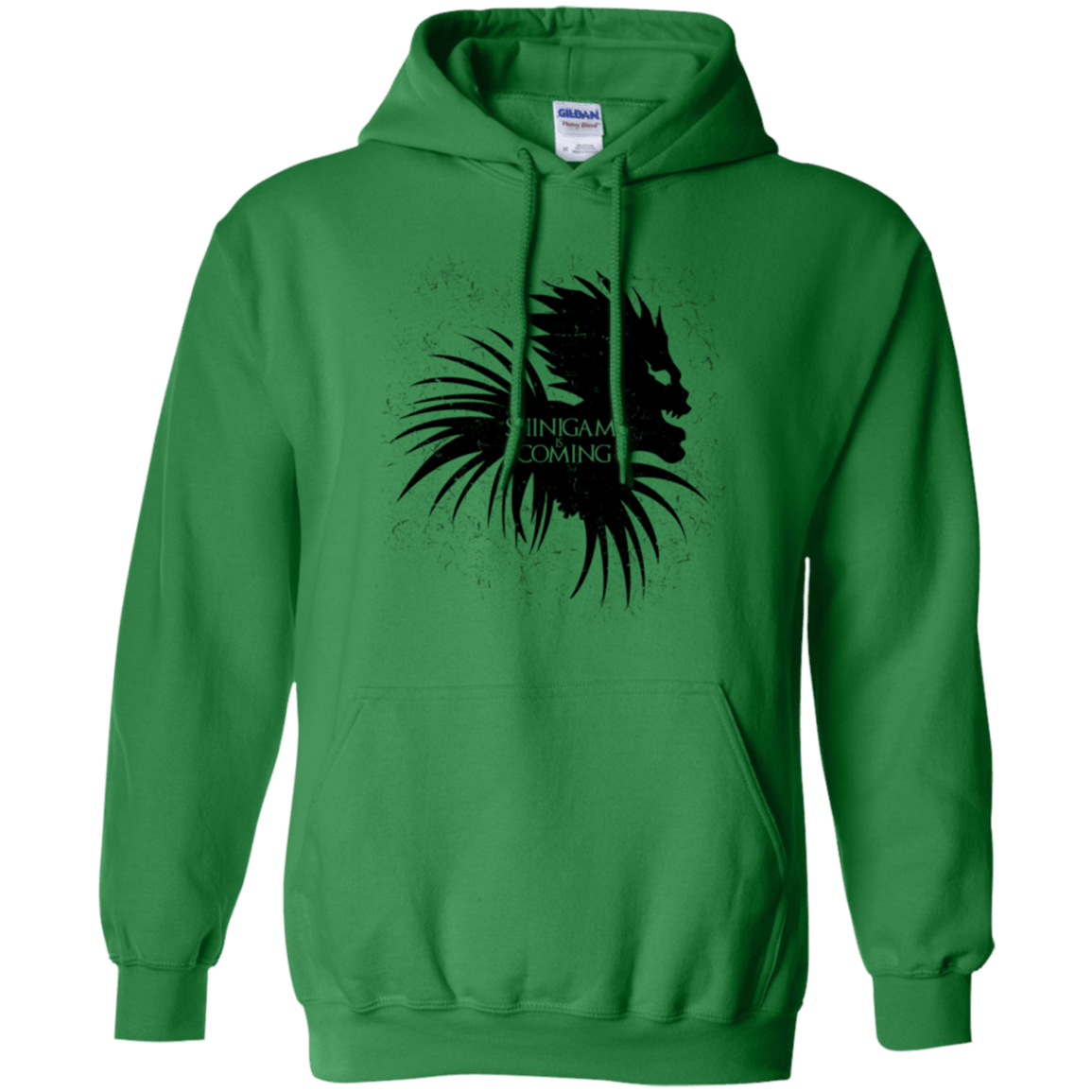 Sweatshirts Irish Green / Small Shinigami Is Coming Pullover Hoodie