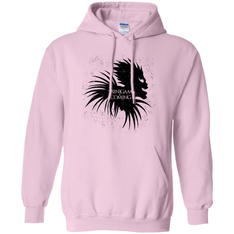 Sweatshirts Light Pink / Small Shinigami Is Coming Pullover Hoodie