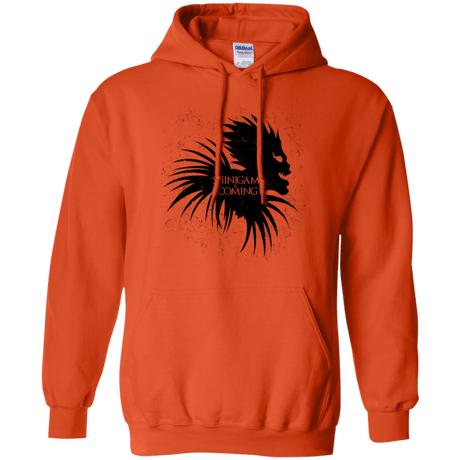 Sweatshirts Orange / Small Shinigami Is Coming Pullover Hoodie