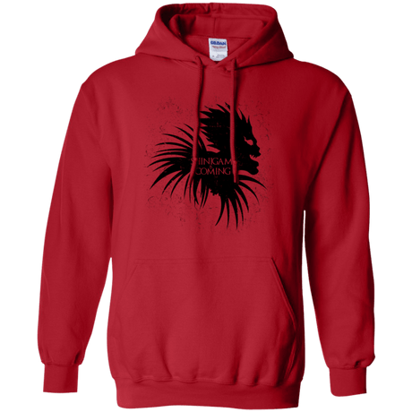 Sweatshirts Red / Small Shinigami Is Coming Pullover Hoodie