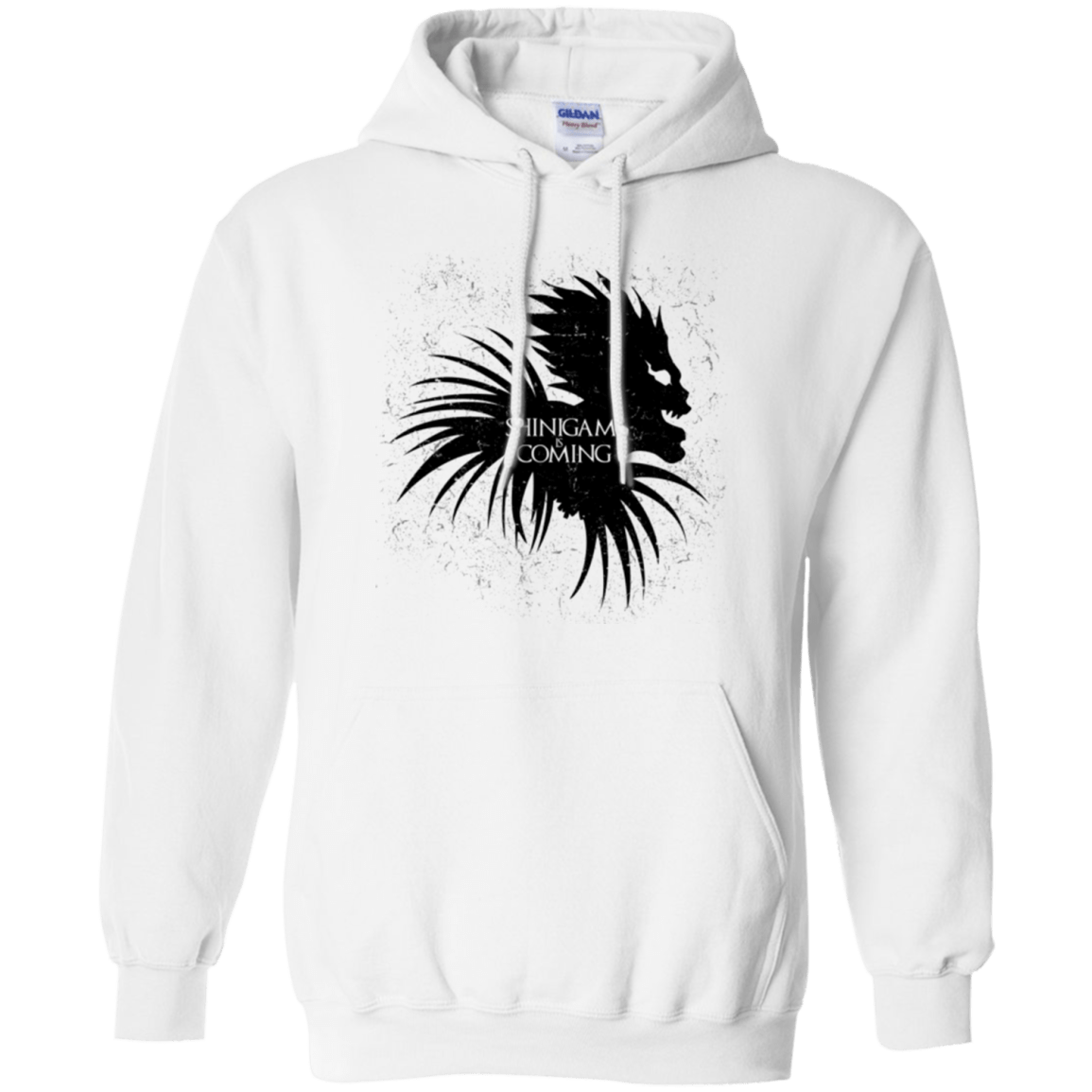 Sweatshirts White / Small Shinigami Is Coming Pullover Hoodie