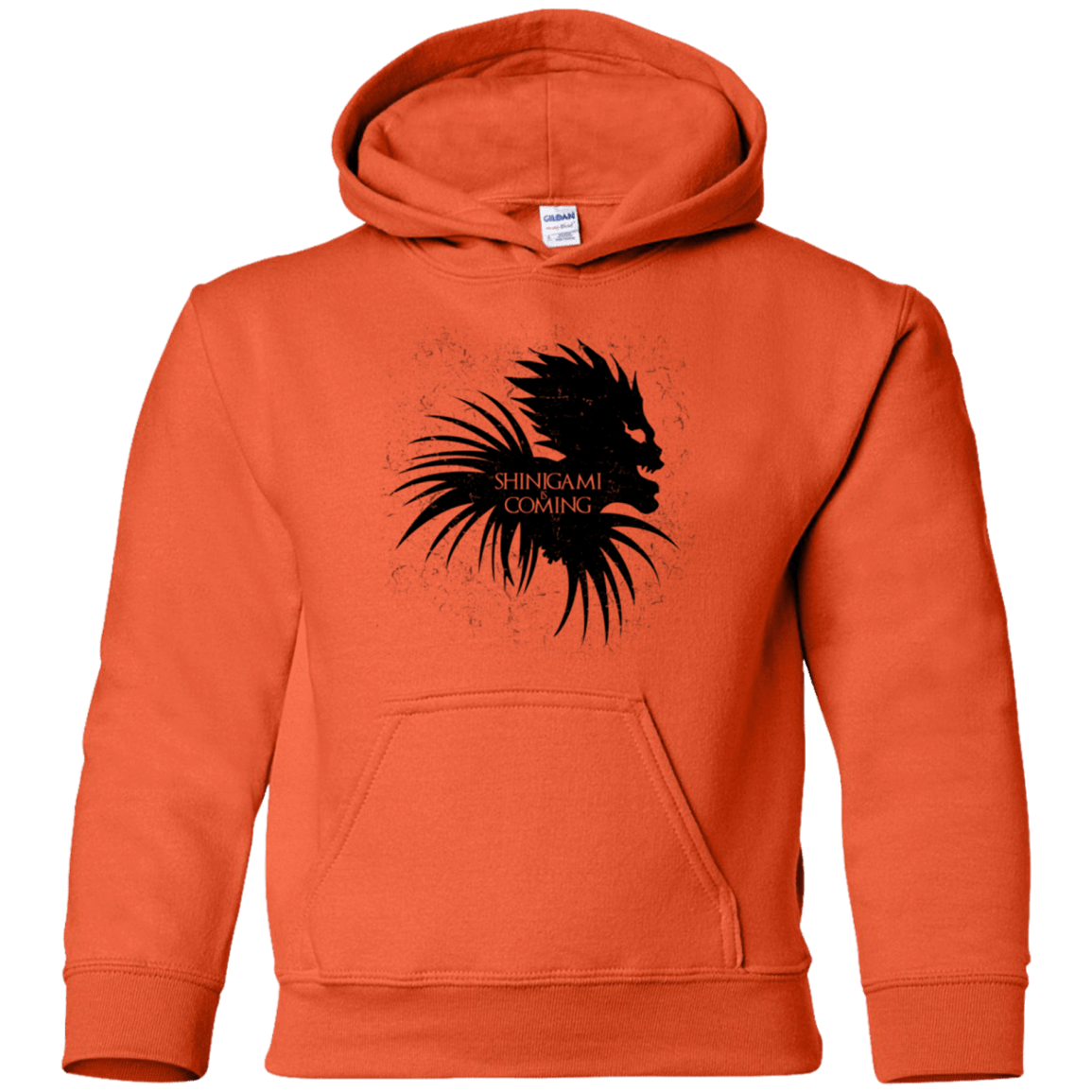 Sweatshirts Orange / YS Shinigami Is Coming Youth Hoodie
