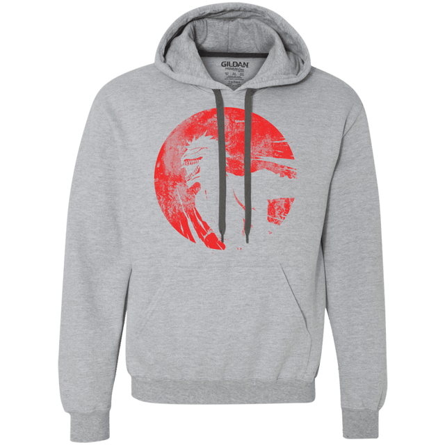 Sweatshirts Sport Grey / S Shinigami Mask Premium Fleece Hoodie