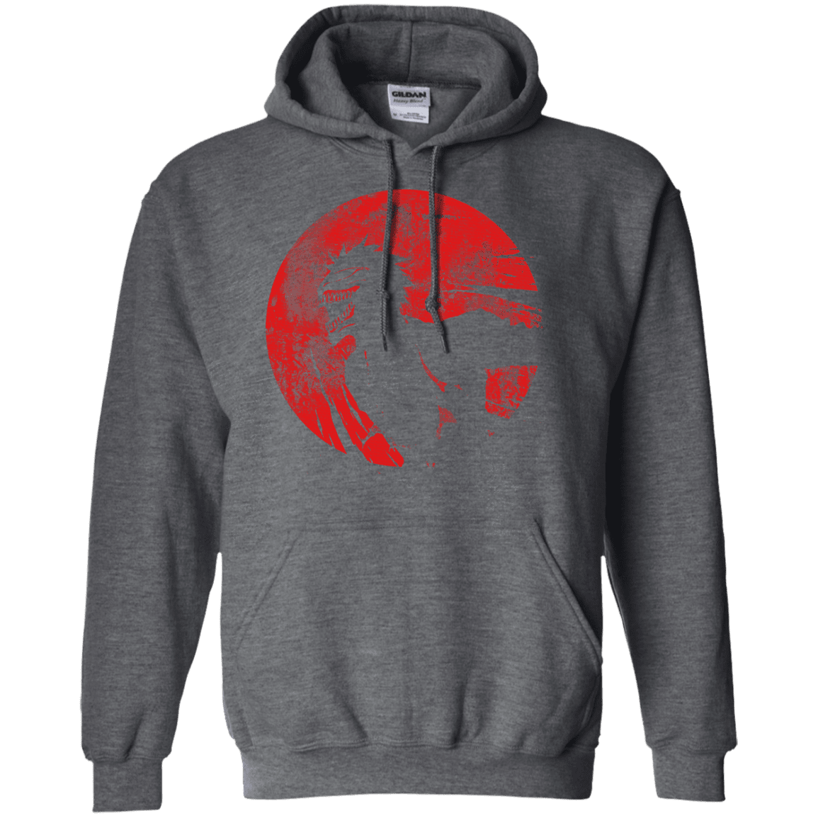 Sweatshirts Dark Heather / S Shinigami Mask Pullover Hoodie