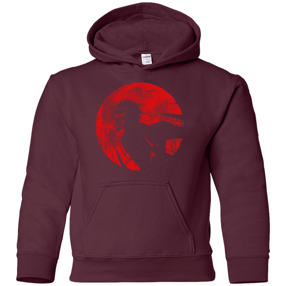 Sweatshirts Maroon / YS Shinigami Mask Youth Hoodie