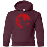 Sweatshirts Maroon / YS Shinigami Mask Youth Hoodie