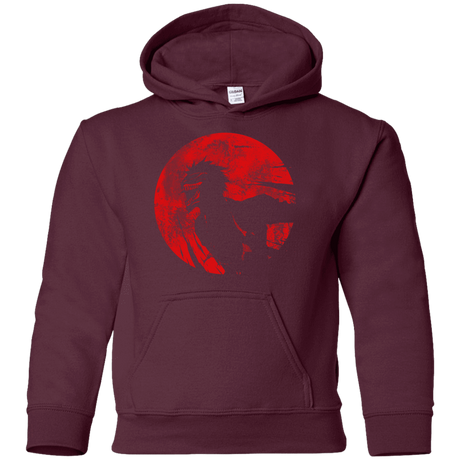 Sweatshirts Maroon / YS Shinigami Mask Youth Hoodie