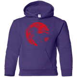 Sweatshirts Purple / YS Shinigami Mask Youth Hoodie