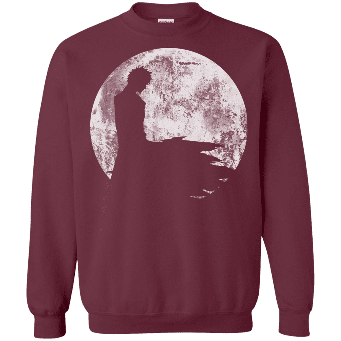 Sweatshirts Maroon / S Shinigami Moon Crewneck Sweatshirt