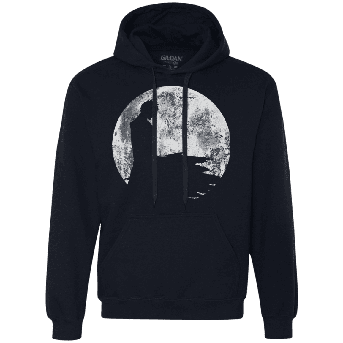 Sweatshirts Navy / S Shinigami Moon Premium Fleece Hoodie