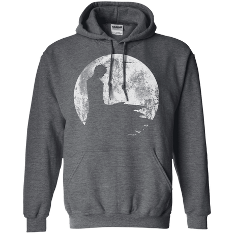 Sweatshirts Dark Heather / S Shinigami Moon Pullover Hoodie