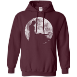 Sweatshirts Maroon / S Shinigami Moon Pullover Hoodie