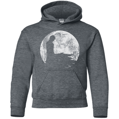 Sweatshirts Dark Heather / YS Shinigami Moon Youth Hoodie