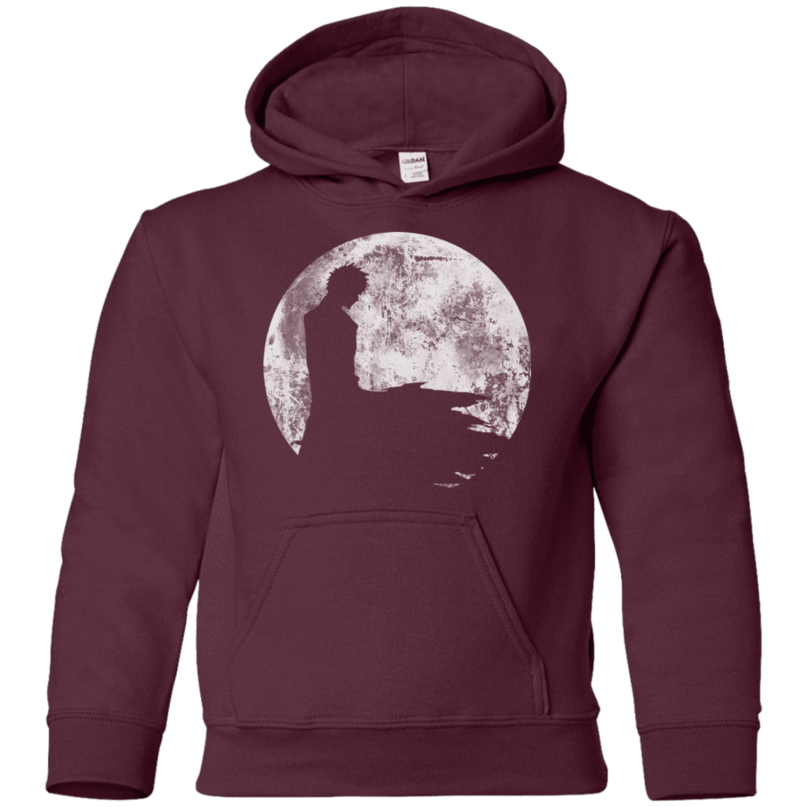 Sweatshirts Maroon / YS Shinigami Moon Youth Hoodie