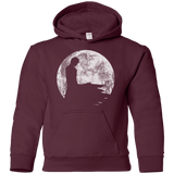 Sweatshirts Maroon / YS Shinigami Moon Youth Hoodie