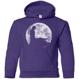 Sweatshirts Purple / YS Shinigami Moon Youth Hoodie