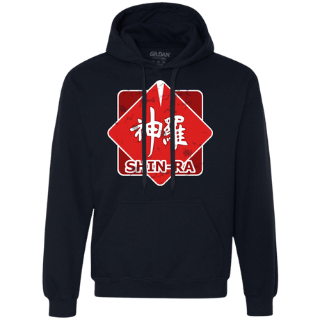 Sweatshirts Navy / Small Shinra Logo Premium Fleece Hoodie