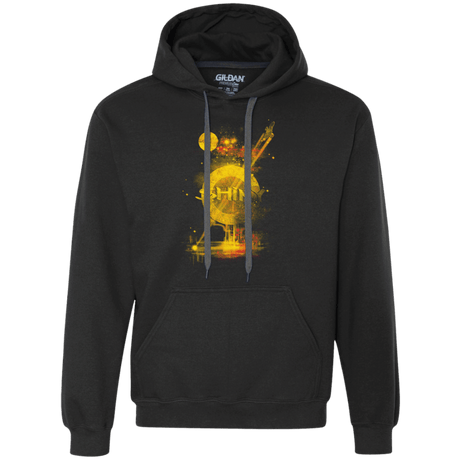 Sweatshirts Black / S Shiny 2 Premium Fleece Hoodie