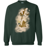 Sweatshirts Forest Green / Small Shiny Infinite Crewneck Sweatshirt