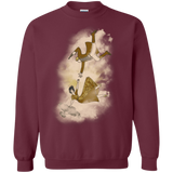 Sweatshirts Maroon / Small Shiny Infinite Crewneck Sweatshirt