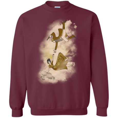 Sweatshirts Maroon / Small Shiny Infinite Crewneck Sweatshirt
