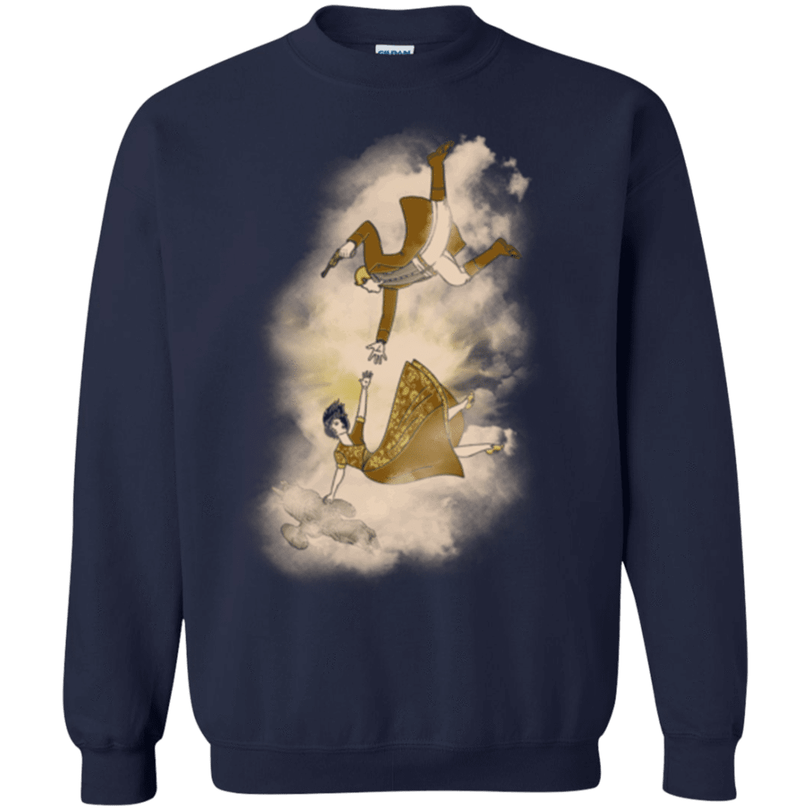 Sweatshirts Navy / Small Shiny Infinite Crewneck Sweatshirt