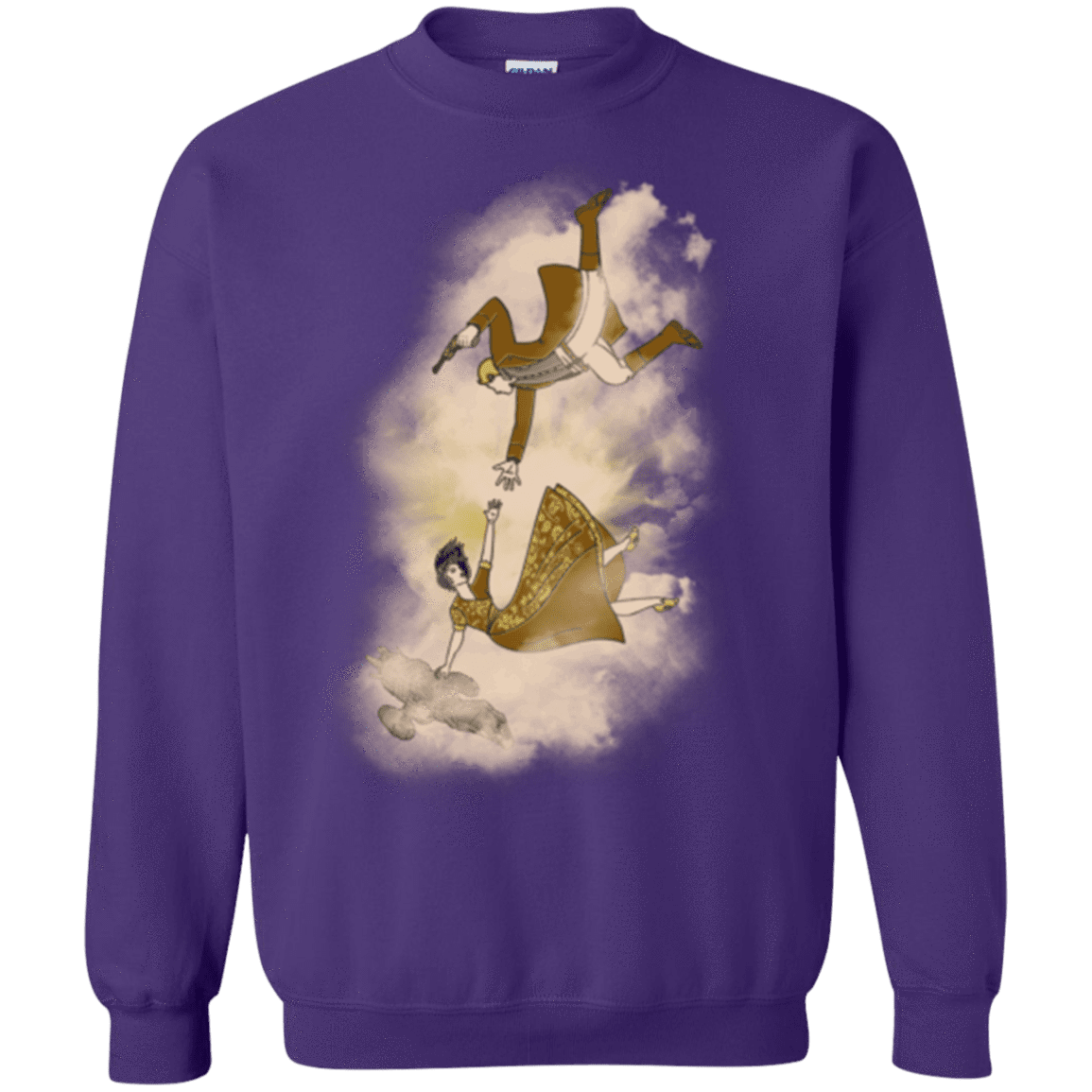 Sweatshirts Purple / Small Shiny Infinite Crewneck Sweatshirt
