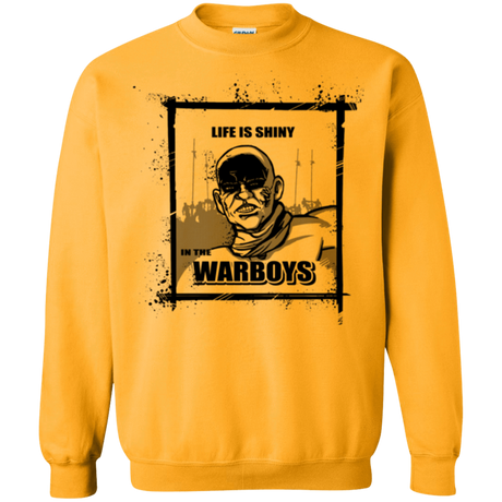 Sweatshirts Gold / Small Shiny Life Crewneck Sweatshirt