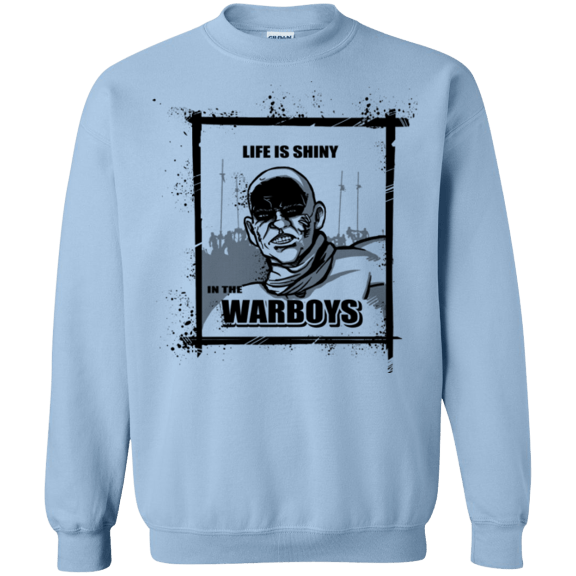 Sweatshirts Light Blue / Small Shiny Life Crewneck Sweatshirt