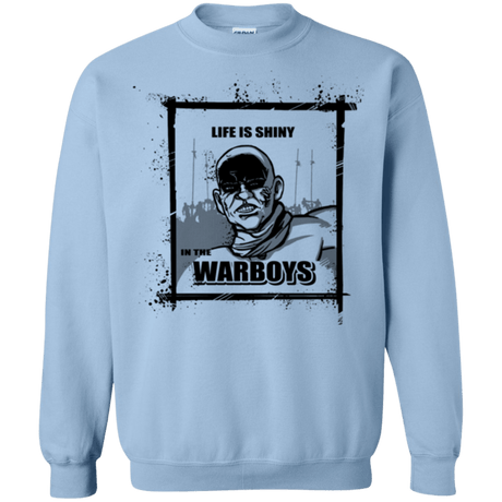 Sweatshirts Light Blue / Small Shiny Life Crewneck Sweatshirt
