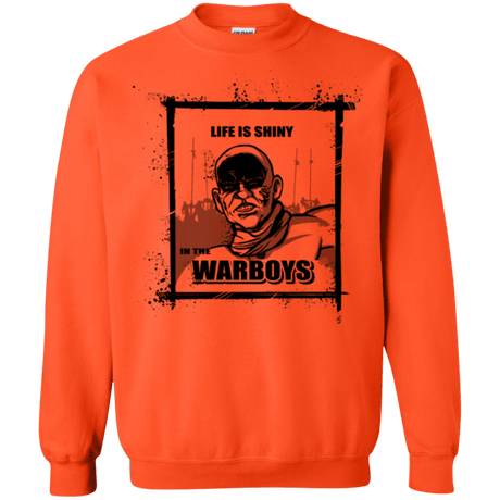 Sweatshirts Orange / Small Shiny Life Crewneck Sweatshirt