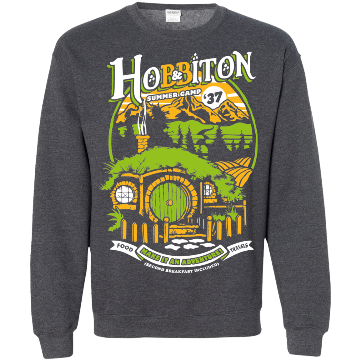 Sweatshirts Dark Heather / S Shire Summer Camp Crewneck Sweatshirt