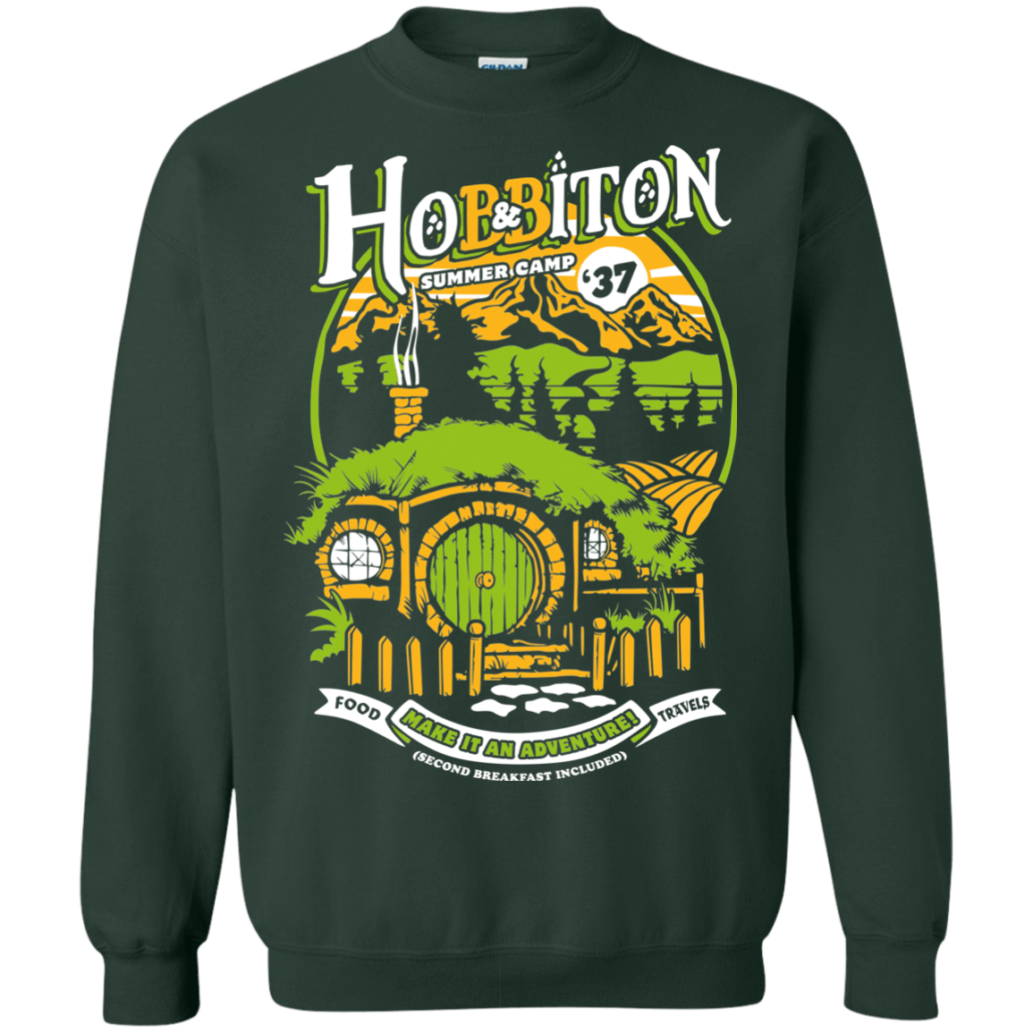 Sweatshirts Forest Green / S Shire Summer Camp Crewneck Sweatshirt