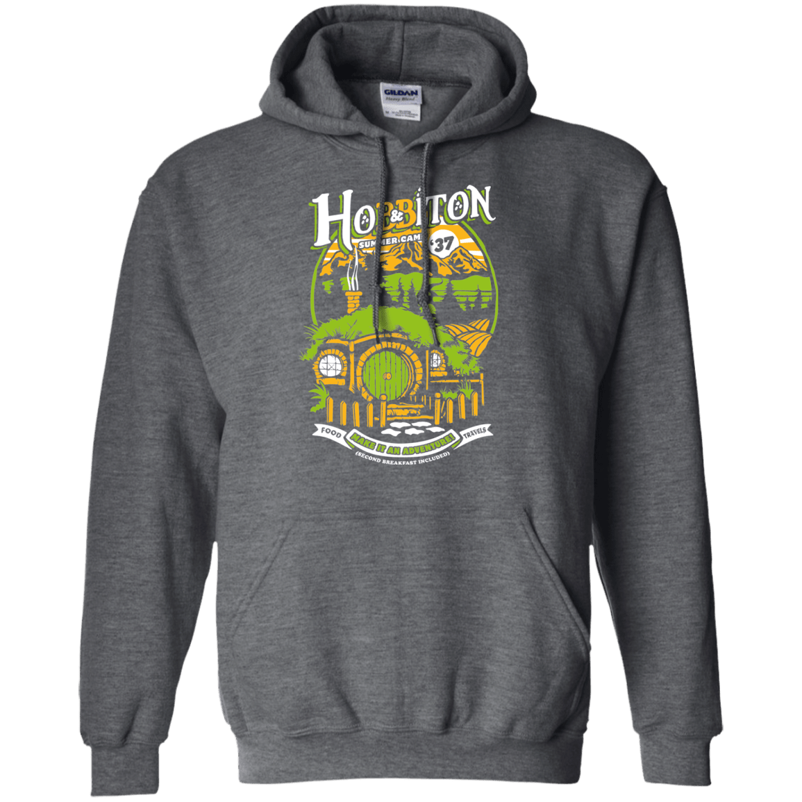 Sweatshirts Dark Heather / S Shire Summer Camp Pullover Hoodie