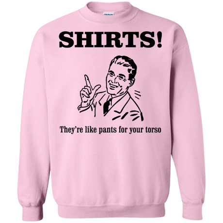 Sweatshirts Light Pink / Small Shirts like pants Crewneck Sweatshirt