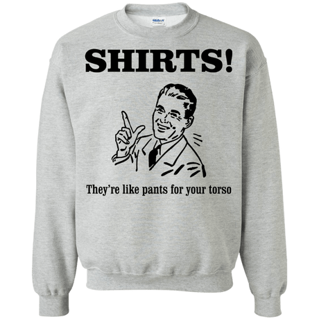 Sweatshirts Sport Grey / Small Shirts like pants Crewneck Sweatshirt