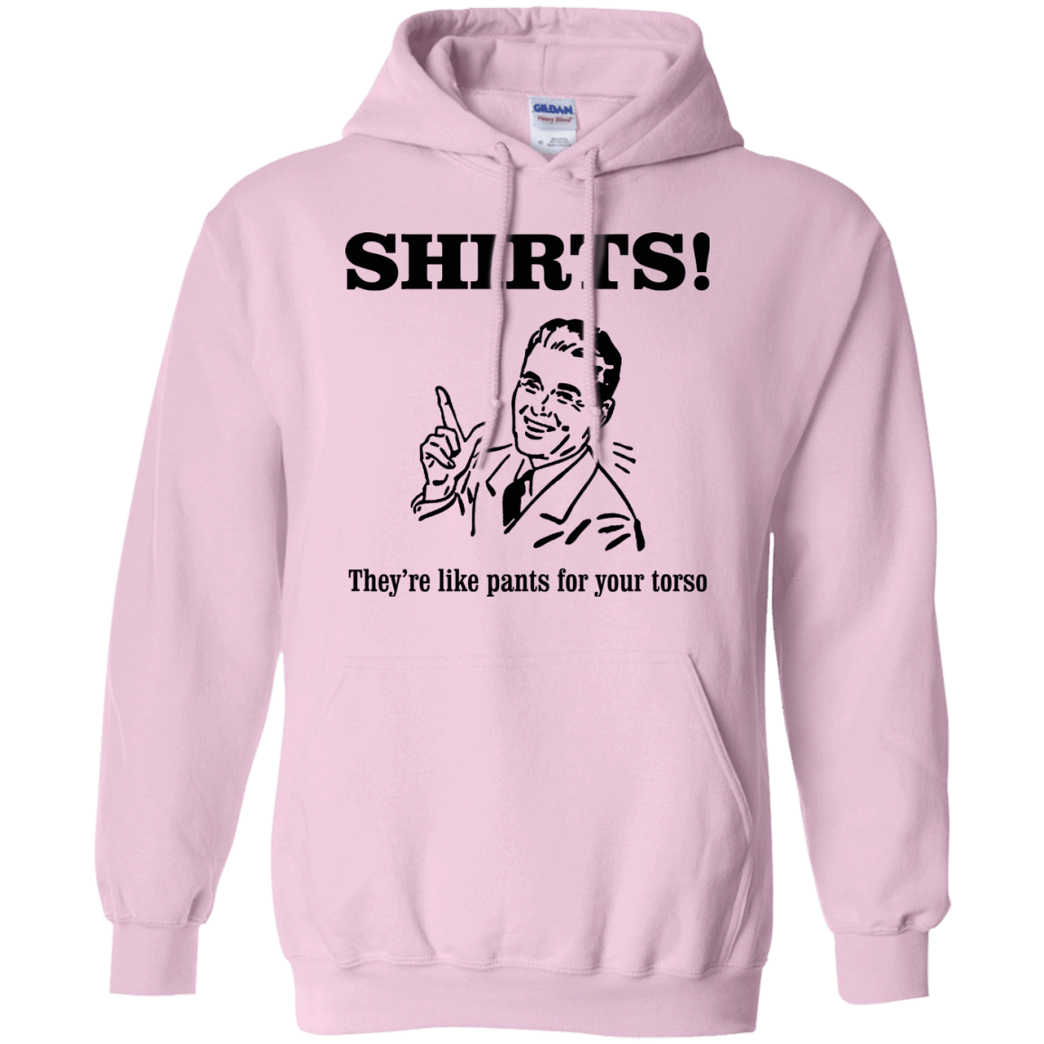 Sweatshirts Light Pink / Small Shirts like pants Pullover Hoodie