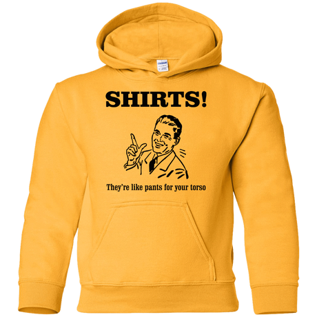 Sweatshirts Gold / YS Shirts like pants Youth Hoodie