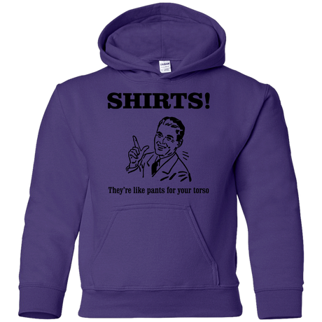 Sweatshirts Purple / YS Shirts like pants Youth Hoodie