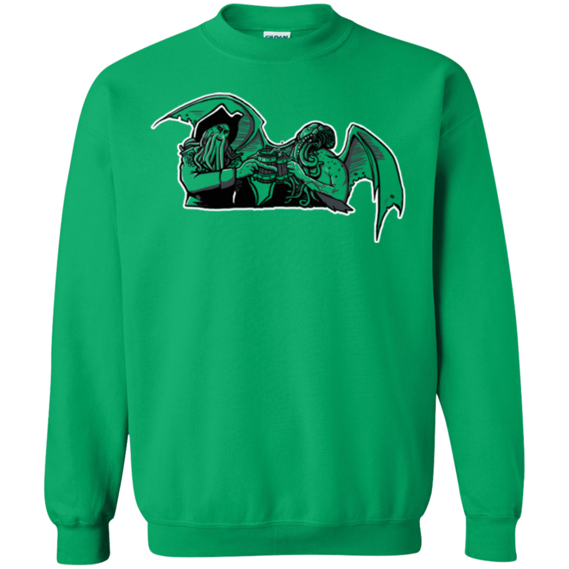 Sweatshirts Irish Green / Small Shiver Me Tentacles Crewneck Sweatshirt