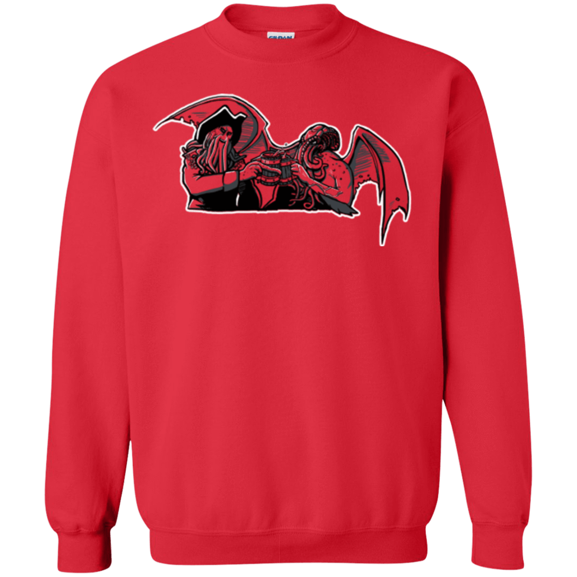 Sweatshirts Red / Small Shiver Me Tentacles Crewneck Sweatshirt