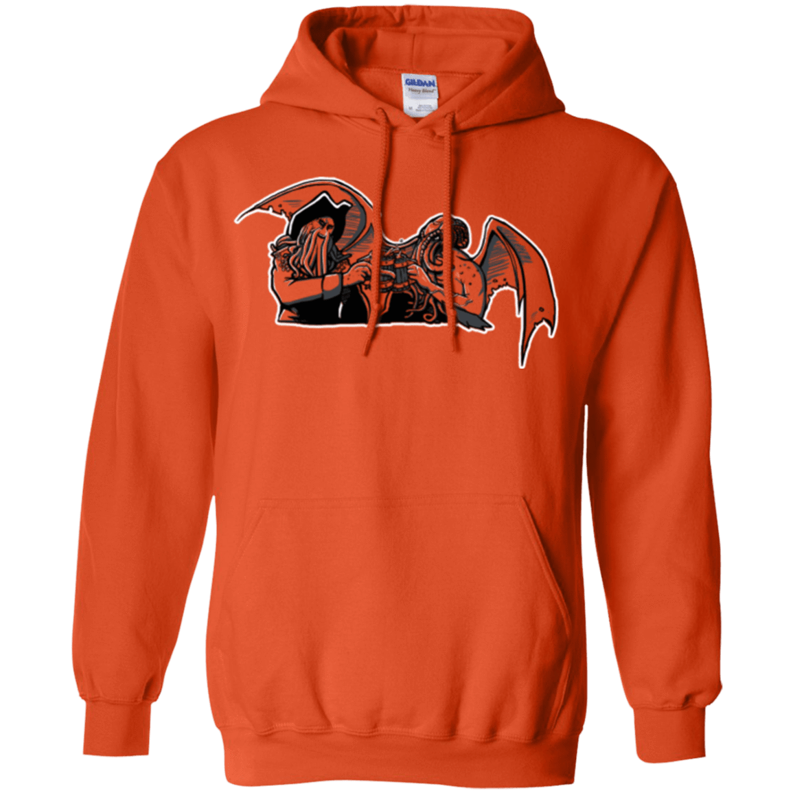 Sweatshirts Orange / Small Shiver Me Tentacles Pullover Hoodie