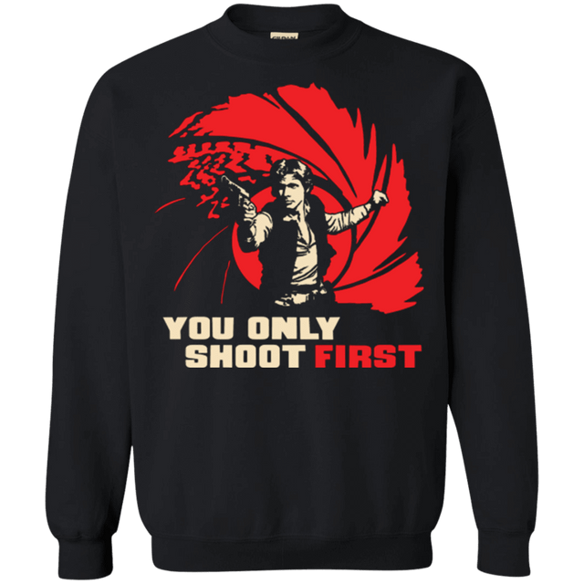 Sweatshirts Black / Small Shoot First Crewneck Sweatshirt