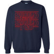 Sweatshirts Navy / Small Should I Stay Or Should I Go Crewneck Sweatshirt