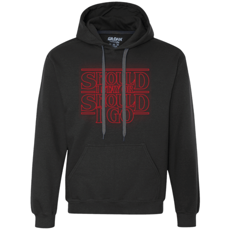 Sweatshirts Black / Small Should I Stay Or Should I Go Premium Fleece Hoodie