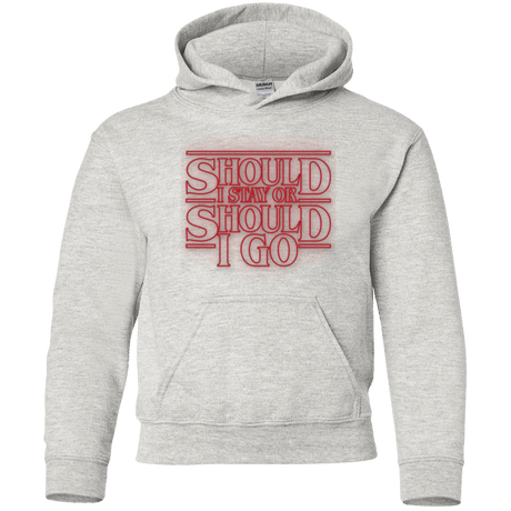 Sweatshirts Ash / YS Should I Stay Or Should I Go Youth Hoodie