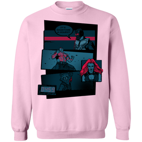 Sweatshirts Light Pink / Small Showtime Crewneck Sweatshirt